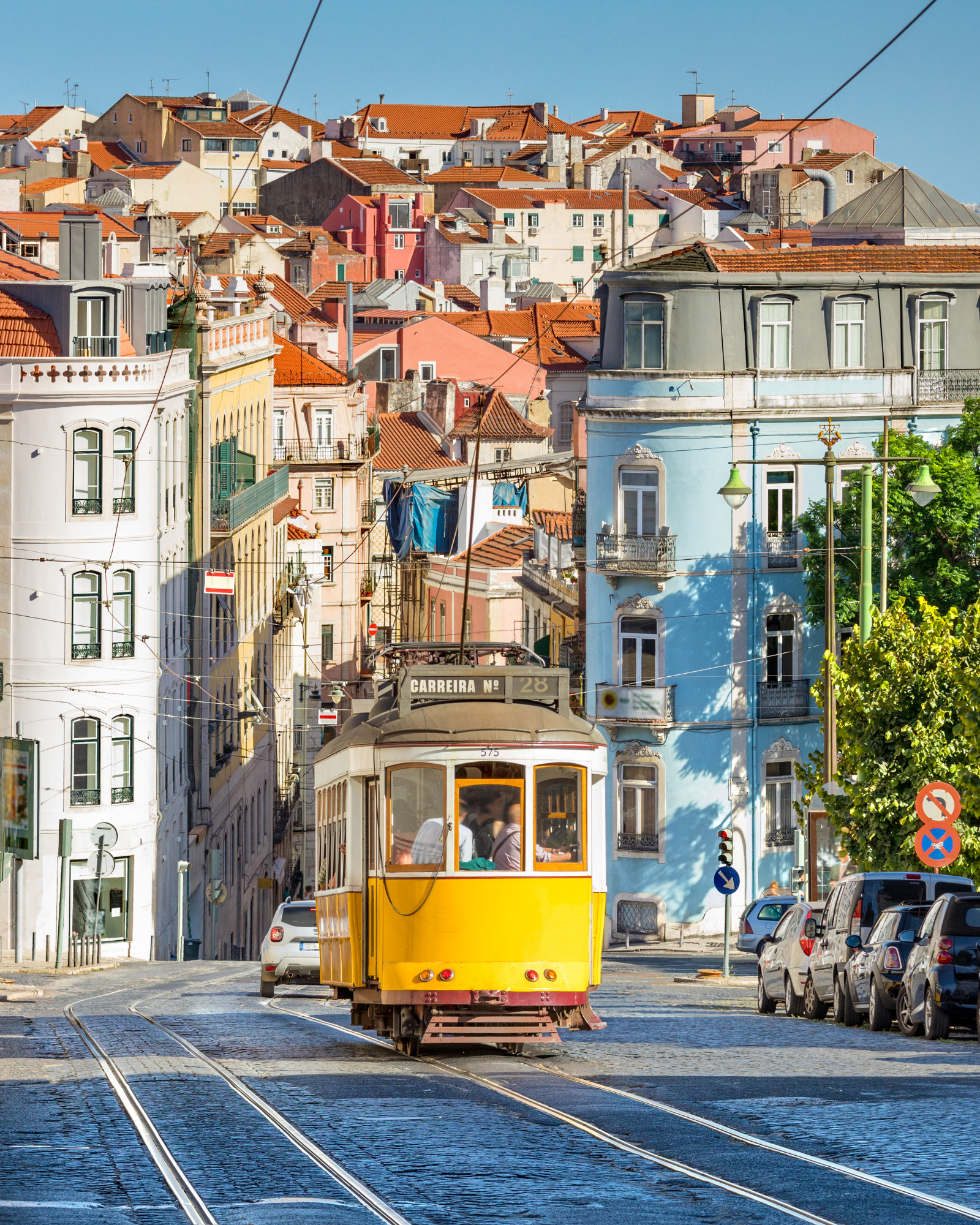 Lisbons iconic tram no 28