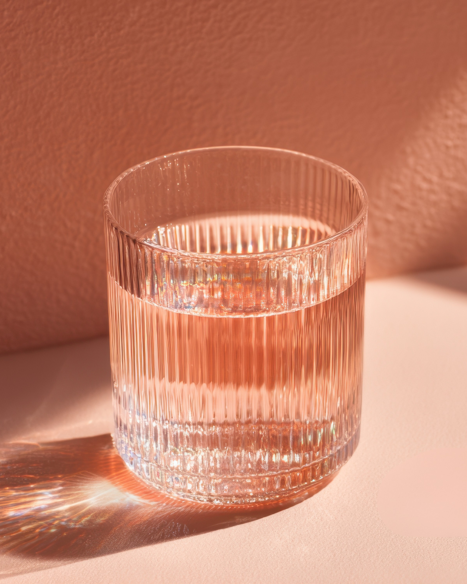 Glass of clean filtered water representing PFAS removal in European tap water.